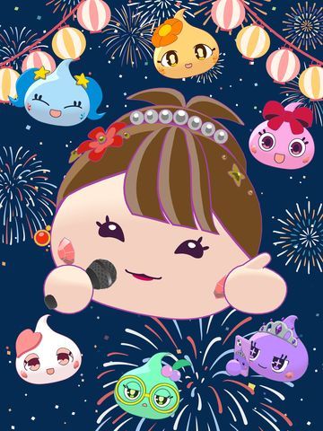 天童よしみ　with ガーディアンズほっぺちゃん