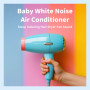 Baby White Noise Air Conditioner：Sleep Inducing Hair Dryer Fan Sound