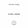corner echoes